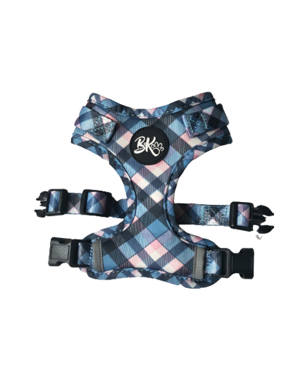 Tartan - Adjustable Dog Harness - Furry Lane Pet Boutique