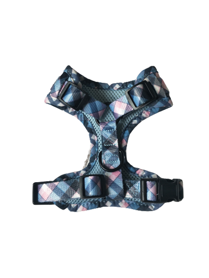 Tartan - Adjustable Dog Harness - Furry Lane Pet Boutique